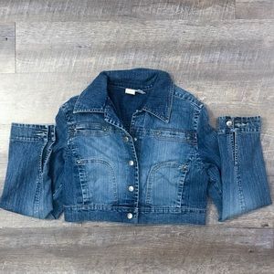 Unionbay cropped jean jacket - L